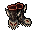 white demonic boots